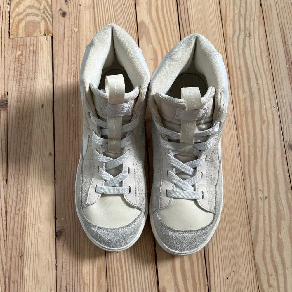 Nike Blazer Mid 77 Jumbo Sail White High Top Sneakers DQ6085-100‎ 3Y Kids casual